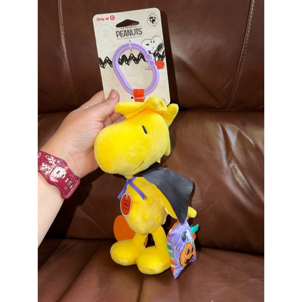Peanuts Woodstock Halloween Vampire Plush Baby Activity Toy Target Exclusive NWT